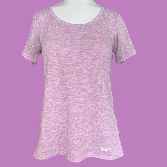 3/$15 or 5/$20 Nike dri-fit size XS purple marled short sleeve tee - Picture 1 of 6